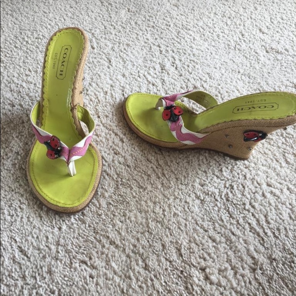 Coach wedges